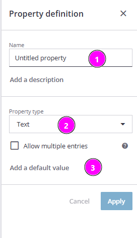 Definicion propiedades